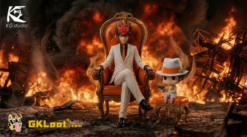 KG Studio 1/6 Katekyo Hitman Reborn Tsunayoshi Sawada & Reborn Statue - View 4 KG Studio 1/6 Katekyo Hitman Reborn Tsunayoshi Sawada & Reborn Statue - View 4