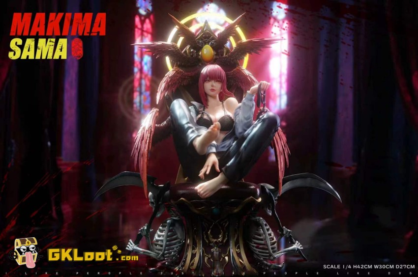 TY Studio 1/4 Chainsaw Man Makima Statue - View 3 TY Studio 1/4 Chainsaw Man Makima Statue - View 3