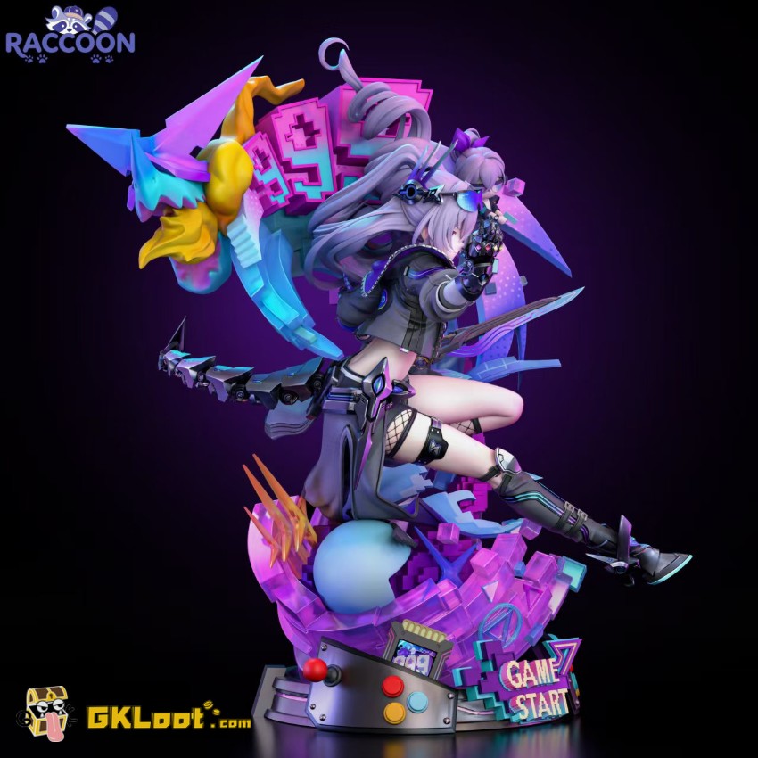 Xiao Huan Xiong Studio 1/6 Honkai: Star Rail Silver Wolf Statue - View 4 Xiao Huan Xiong Studio 1/6 Honkai: Star Rail Silver Wolf Statue - View 4