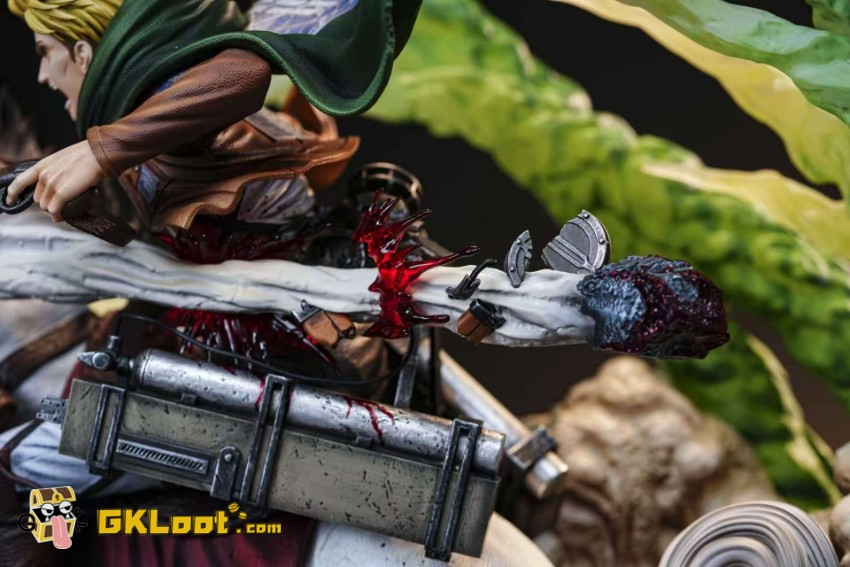 Model Power Studio Attack On Titan Erwin Smith Statue - View 8 Model Power Studio Attack On Titan Erwin Smith Statue - View 8