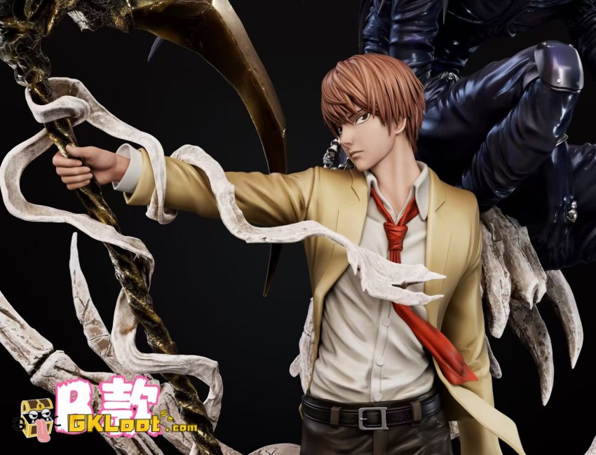 Wawa Studio Death Note Light Yagami & Ryuk Statue - View 7 Wawa Studio Death Note Light Yagami & Ryuk Statue - View 7