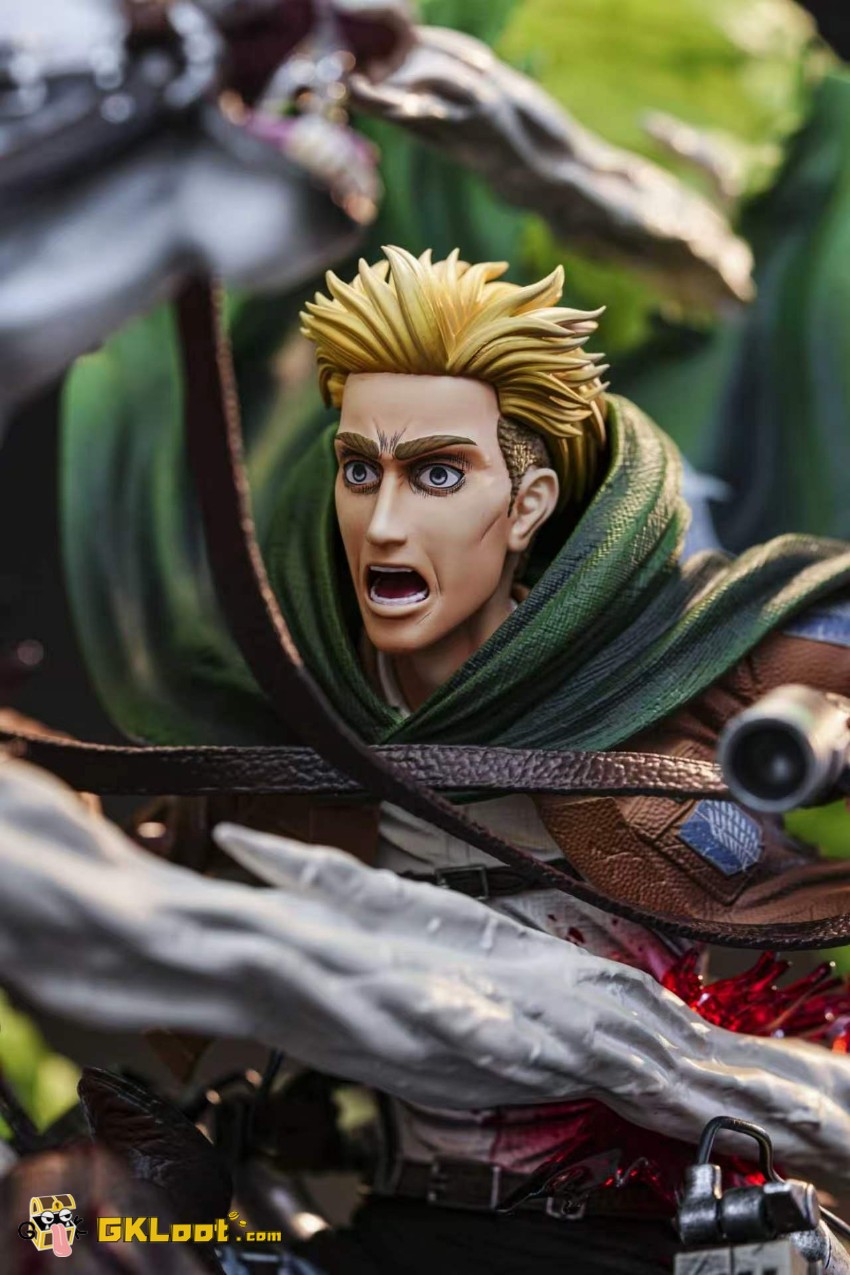 Model Power Studio Attack On Titan Erwin Smith Statue - View 10 Model Power Studio Attack On Titan Erwin Smith Statue - View 10