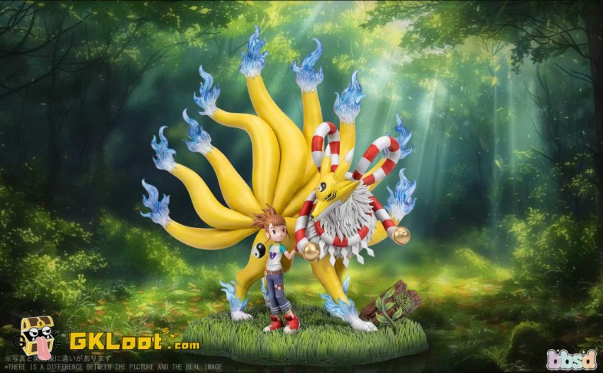 BBSD Studio MH Digimon Makino Ruki & Kyubimon Statue - View 2 BBSD Studio MH Digimon Makino Ruki & Kyubimon Statue - View 2