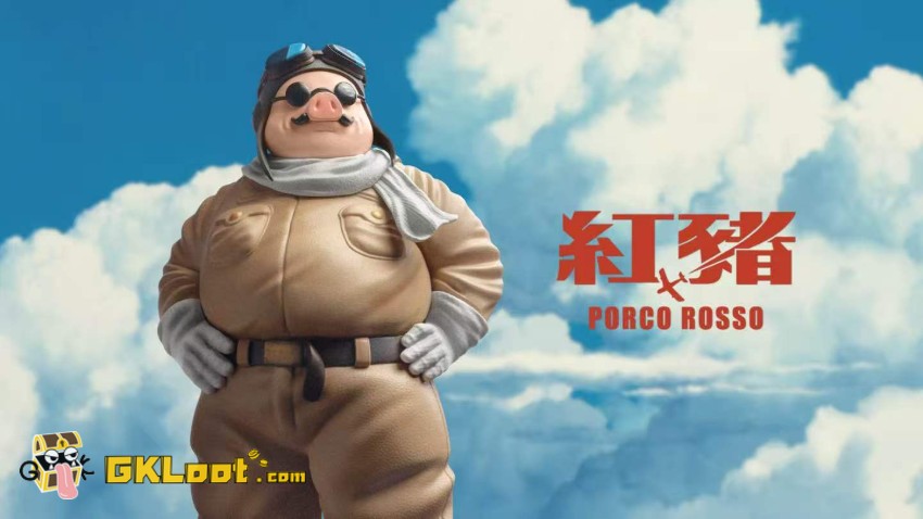 Long Miao Studio Porco Rosso Porco Rosso Statue - View 4 Long Miao Studio Porco Rosso Porco Rosso Statue - View 4