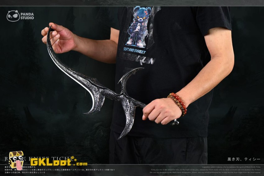 Panda Studio 1/1 Elden Ring Black Knife Statue - View 6 Panda Studio 1/1 Elden Ring Black Knife Statue - View 6