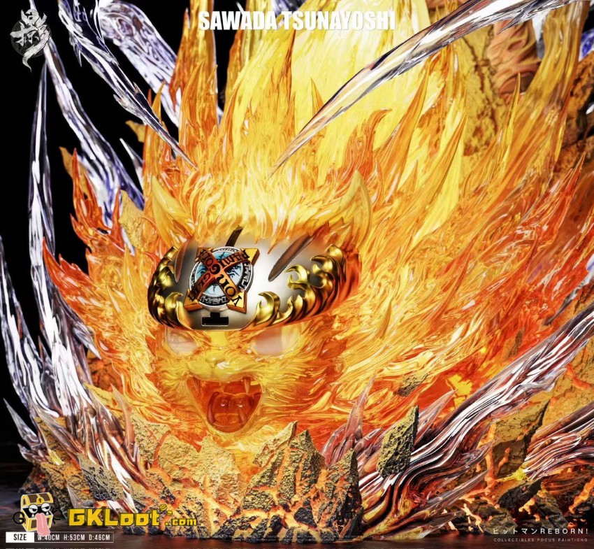 Lue Ying Studio Katekyo Hitman Reborn Tsunayoshi Sawada Statue w/ LED - View 7 Lue Ying Studio Katekyo Hitman Reborn Tsunayoshi Sawada Statue w/ LED - View 7