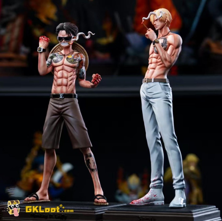 GP Studio One Piece Monkey D. Luffy & Vinsmoke Sanji Statue - View 1 GP Studio One Piece Monkey D. Luffy & Vinsmoke Sanji Statue - View 1