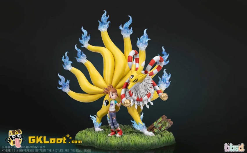 BBSD Studio MH Digimon Makino Ruki & Kyubimon Statue - View 4 BBSD Studio MH Digimon Makino Ruki & Kyubimon Statue - View 4
