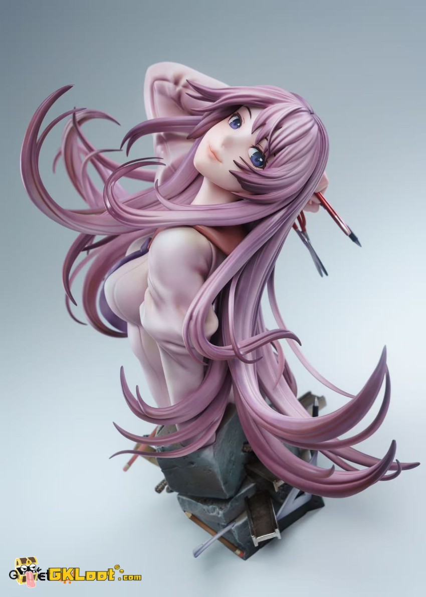 QuietArt Studio 1/4 Monogatari Series Senjougahara Hitagi Bust Statue - View 8 QuietArt Studio 1/4 Monogatari Series Senjougahara Hitagi Bust Statue - View 8