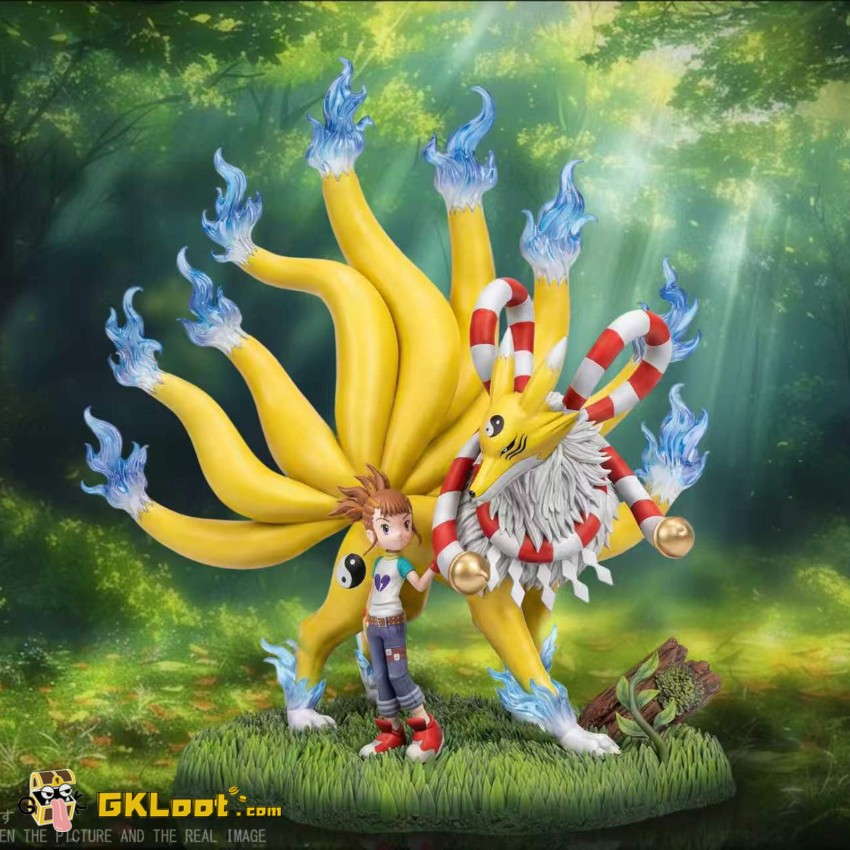 BBSD Studio MH Digimon Makino Ruki & Kyubimon Statue - View 1 BBSD Studio MH Digimon Makino Ruki & Kyubimon Statue - View 1
