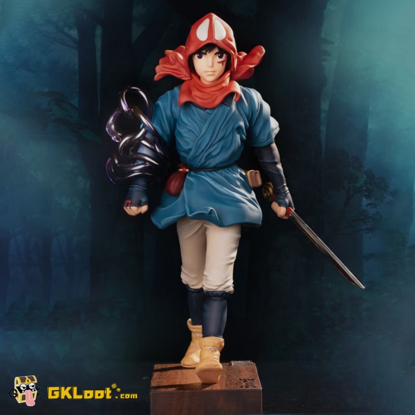 Laputa Studio Princess Mononoke Ashitaka Statue - View 1 Laputa Studio Princess Mononoke Ashitaka Statue - View 1