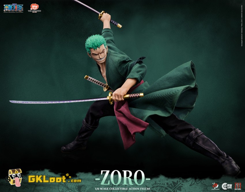 Cosmic Creations & JIMEI PALACE Studio 1/6 One Piece Licensed Roronoa Zoro Action Figure - View 5 Cosmic Creations & JIMEI PALACE Studio 1/6 One Piece Licensed Roronoa Zoro Action Figure - View 5