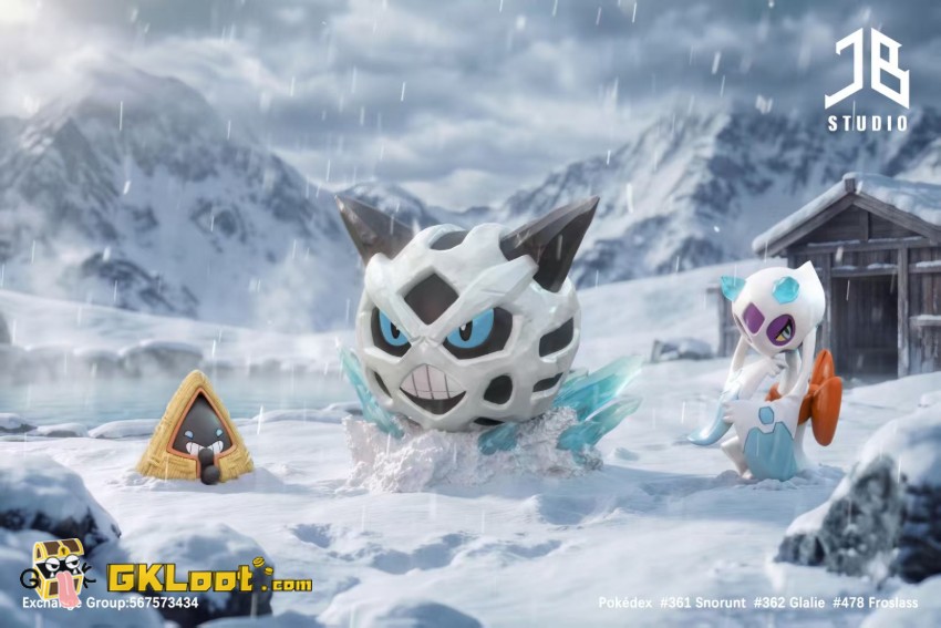 JB Studio 1/20 Pokémon Snorunt & Glalie & Froslass Statue - View 2 JB Studio 1/20 Pokémon Snorunt & Glalie & Froslass Statue - View 2