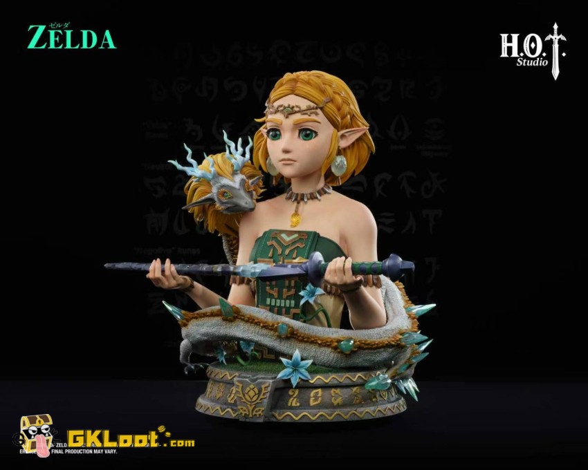 HOT Studio The Legend of Zelda Princess Zelda Bust Statue - View 13 HOT Studio The Legend of Zelda Princess Zelda Bust Statue - View 13