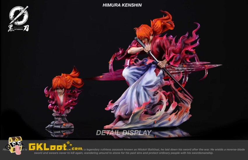 Dark Blade Studio 1/6 Rurouni Kenshin Himura Kenshin Statue - View 6 Dark Blade Studio 1/6 Rurouni Kenshin Himura Kenshin Statue - View 6