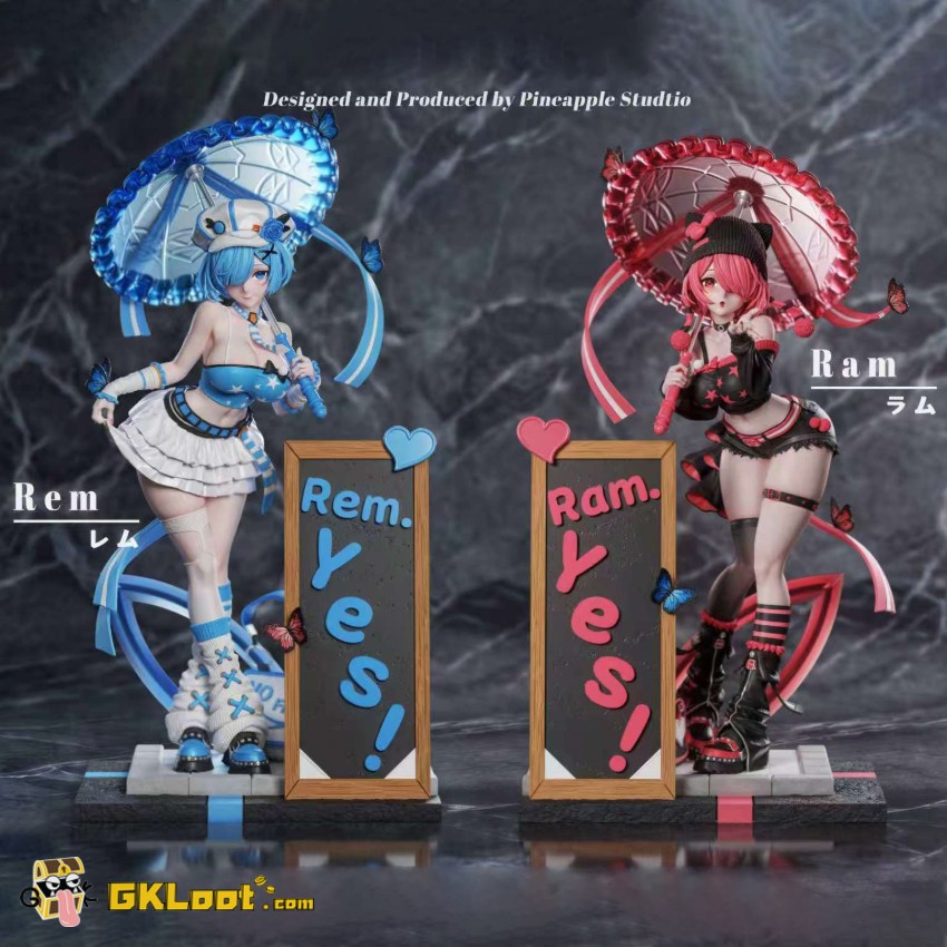 Pineapple Studio 1/4 Re:Zero − Starting Life in Another World Rem & Ram Statue - View 1 Pineapple Studio 1/4 Re:Zero − Starting Life in Another World Rem & Ram Statue - View 1
