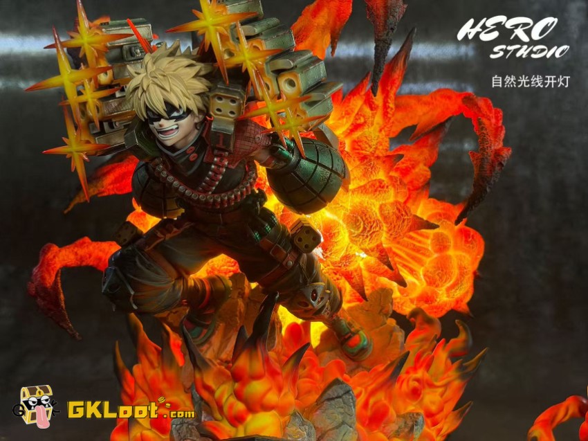 Hero Studio 1/6 My Hero Academia Katsuki Bakugo Statue - View 5 Hero Studio 1/6 My Hero Academia Katsuki Bakugo Statue - View 5