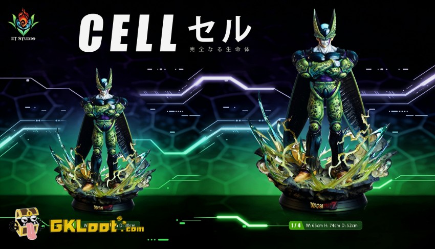 ET Studio Dragon Ball Cell Statue - View 12 ET Studio Dragon Ball Cell Statue - View 12