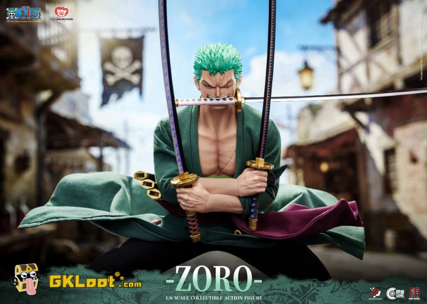 Cosmic Creations & JIMEI PALACE Studio 1/6 One Piece Licensed Roronoa Zoro Action Figure - View 11 Cosmic Creations & JIMEI PALACE Studio 1/6 One Piece Licensed Roronoa Zoro Action Figure - View 11
