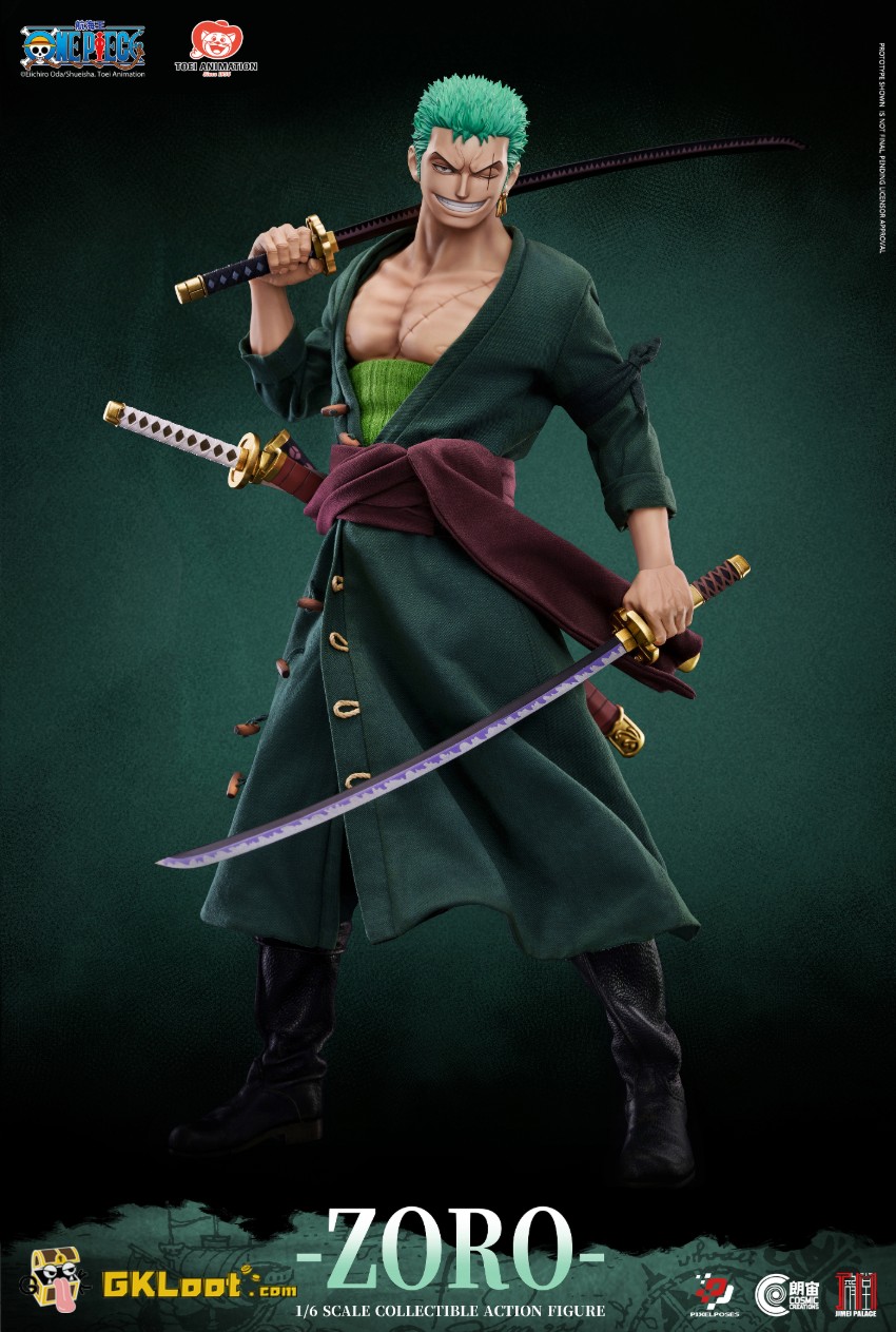 Cosmic Creations & JIMEI PALACE Studio 1/6 One Piece Licensed Roronoa Zoro Action Figure - View 3 Cosmic Creations & JIMEI PALACE Studio 1/6 One Piece Licensed Roronoa Zoro Action Figure - View 3