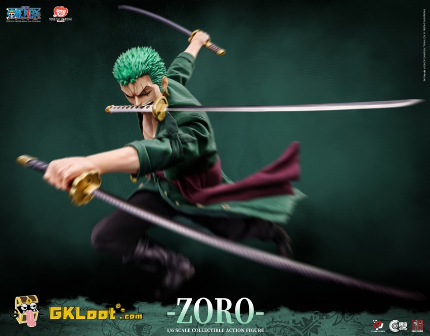 Cosmic Creations & JIMEI PALACE Studio 1/6 One Piece Licensed Roronoa Zoro Action Figure - View 7 Cosmic Creations & JIMEI PALACE Studio 1/6 One Piece Licensed Roronoa Zoro Action Figure - View 7