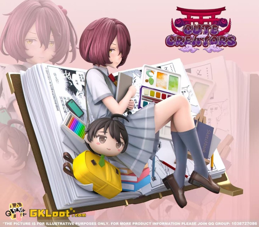 Cute Creators Studio 1/6 Too Many Losing Heroines! Komari Chika Statue - View 5 Cute Creators Studio 1/6 Too Many Losing Heroines! Komari Chika Statue - View 5