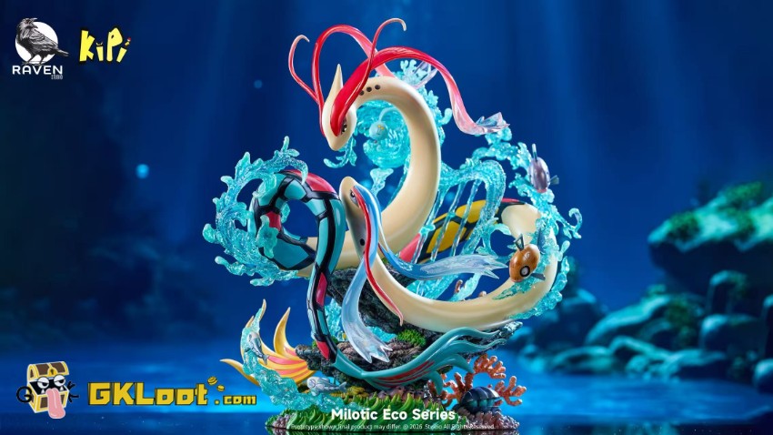 RAVEN & KiPi Studio Pokémon Milotic Statue - View 5 RAVEN & KiPi Studio Pokémon Milotic Statue - View 5