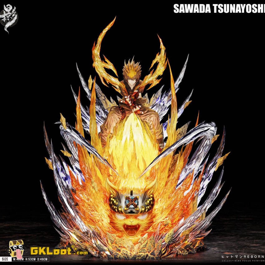 Lue Ying Studio Katekyo Hitman Reborn Tsunayoshi Sawada Statue w/ LED - View 2 Lue Ying Studio Katekyo Hitman Reborn Tsunayoshi Sawada Statue w/ LED - View 2