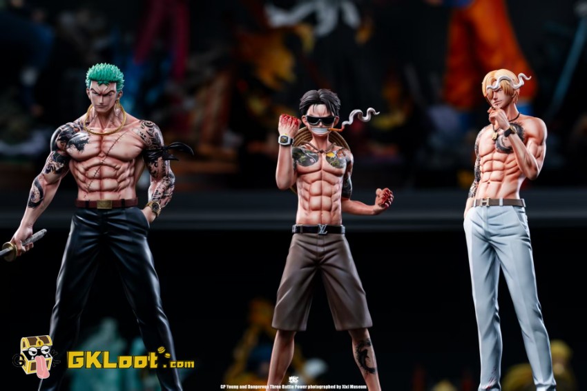 GP Studio One Piece Monkey D. Luffy & Vinsmoke Sanji Statue - View 6 GP Studio One Piece Monkey D. Luffy & Vinsmoke Sanji Statue - View 6