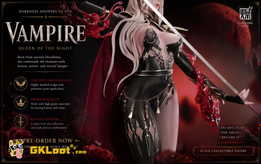 TianGongZaoWu Studio 1/4 Original Vampire Statue - View 5 TianGongZaoWu Studio 1/4 Original Vampire Statue - View 5