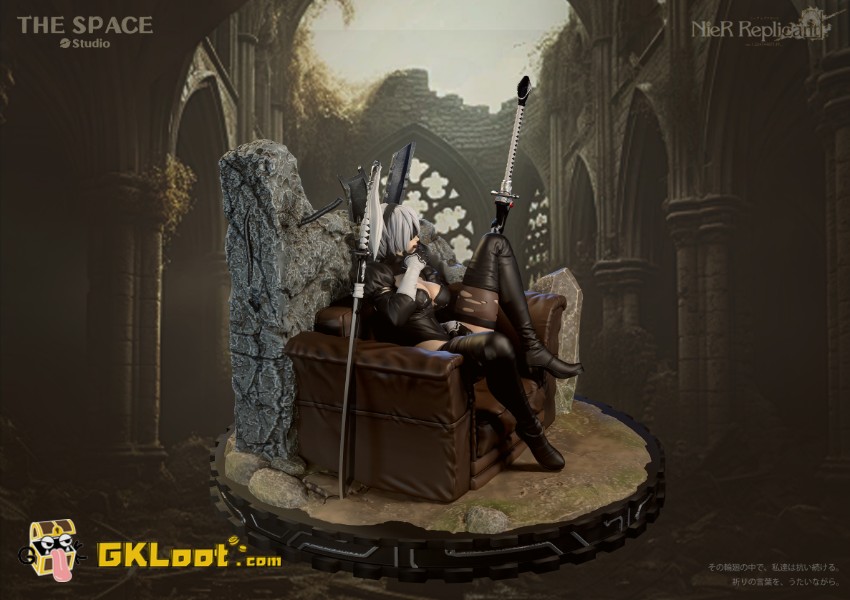 The Space Studio 1/6 NieR:Automata YoRHa No. 2 Type B Statue - View 5 The Space Studio 1/6 NieR:Automata YoRHa No. 2 Type B Statue - View 5
