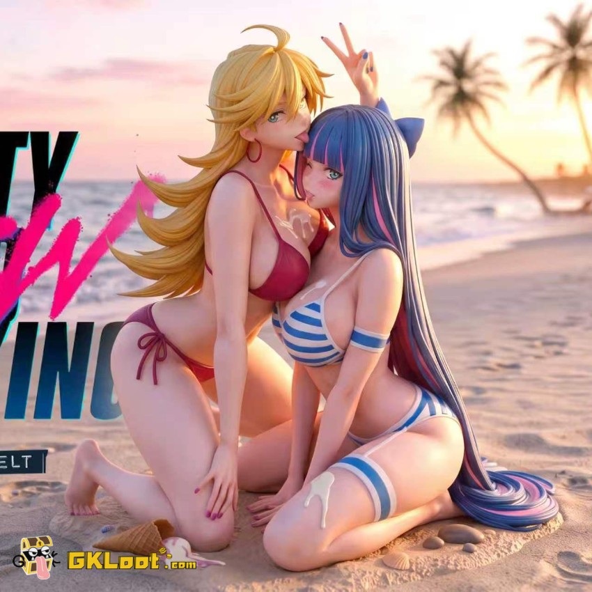 KORA Studio 1/6 Panty & Stocking with Garterbelt Stocking Anarchy & Panty Anarchy Statue - View 1 KORA Studio 1/6 Panty & Stocking with Garterbelt Stocking Anarchy & Panty Anarchy Statue - View 1