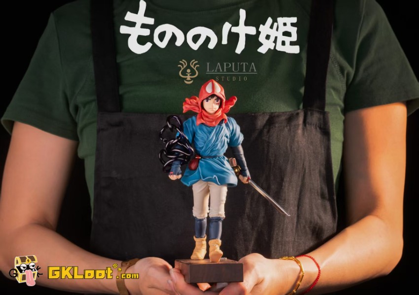 Laputa Studio Princess Mononoke Ashitaka Statue - View 4 Laputa Studio Princess Mononoke Ashitaka Statue - View 4
