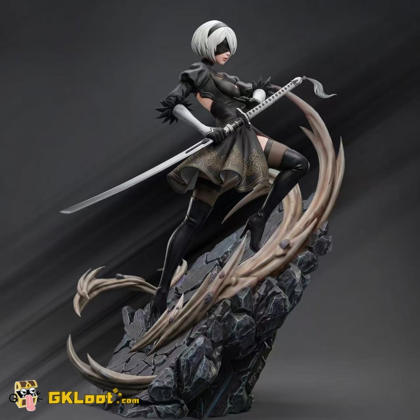 XIX·III Studio NieR:Automata YoRHa No. 2 Type B Statue - View 1 XIX·III Studio NieR:Automata YoRHa No. 2 Type B Statue - View 1