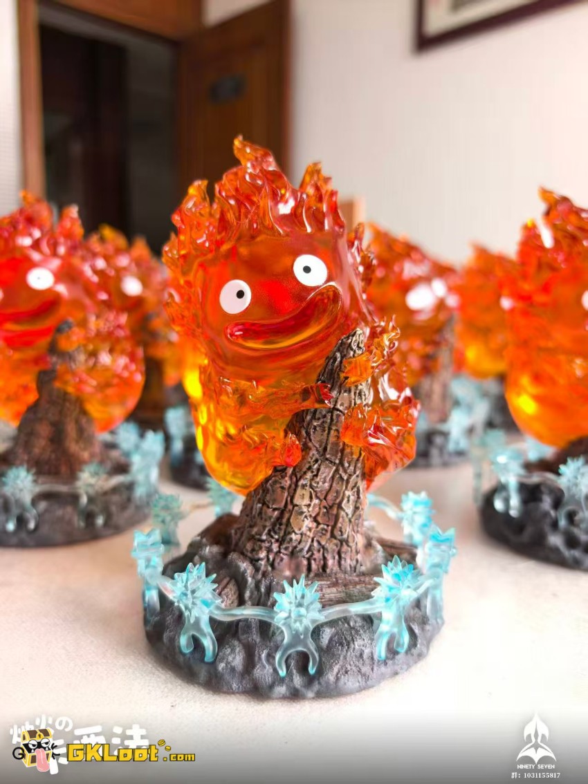 Ninety Seven Studio Howl's Moving Castle Calcifer Statue w/ LED - View 1 Ninety Seven Studio Howl's Moving Castle Calcifer Statue w/ LED - View 1