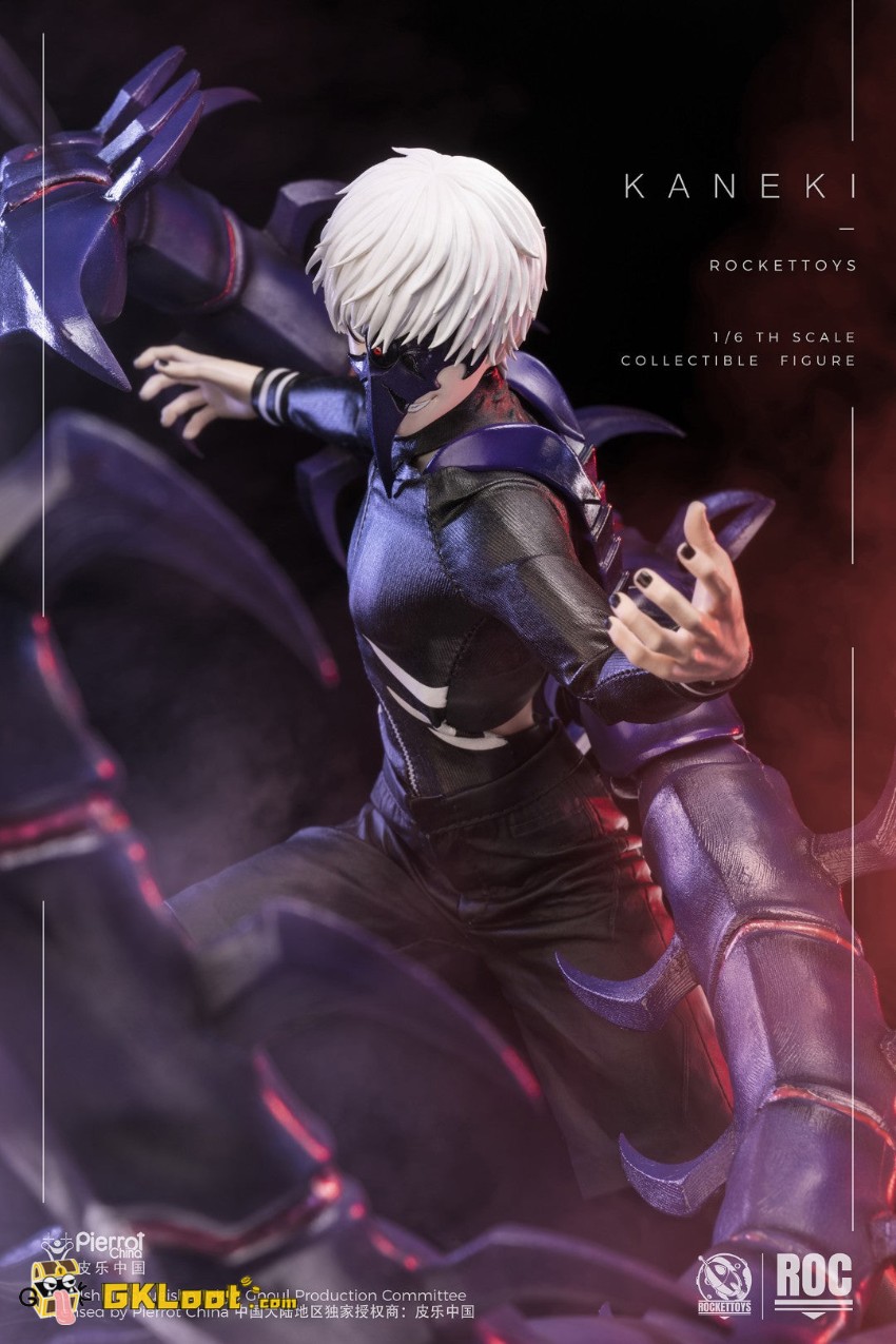ROCKETTOYS Studio 1/6 Tokyo Ghoul Licensed Kaneki Ken Action Figure - View 15 ROCKETTOYS Studio 1/6 Tokyo Ghoul Licensed Kaneki Ken Action Figure - View 15