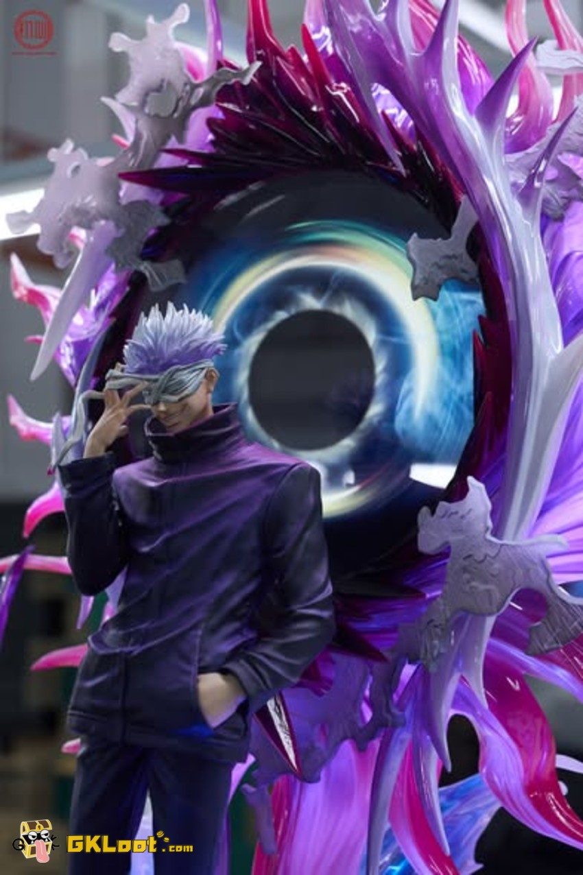 Initial Aspiration Studio 1/6 Jujutsu Kaisen Satoru Gojo Statue w/ LED - View 4 Initial Aspiration Studio 1/6 Jujutsu Kaisen Satoru Gojo Statue w/ LED - View 4
