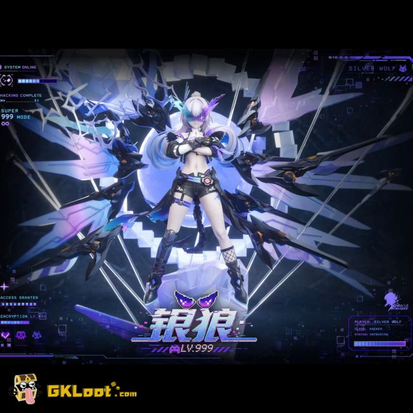 Miracle Workshop Studio 1/6 Honkai: Star Rail Silver Wolf Statue - View 1 Miracle Workshop Studio 1/6 Honkai: Star Rail Silver Wolf Statue - View 1