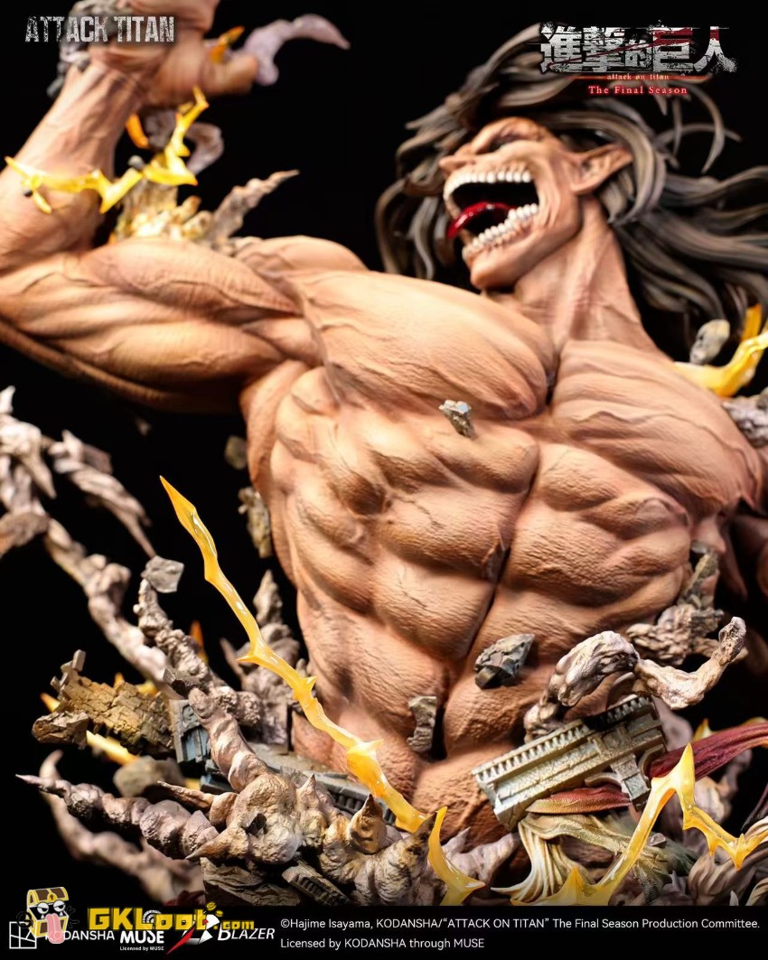 Blazer Studio Attack on Titan Eren Jaeger Bust Statue - View 6 Blazer Studio Attack on Titan Eren Jaeger Bust Statue - View 6
