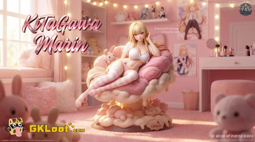 GIRL'S HOUSE GK Studio My Dress-Up Darling Kitagawa Marin Statue - View 2 GIRL'S HOUSE GK Studio My Dress-Up Darling Kitagawa Marin Statue - View 2