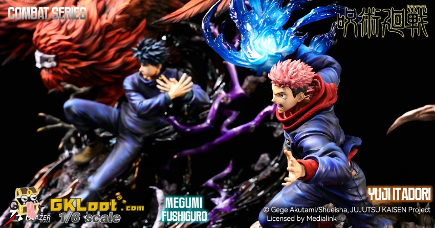 Blazer Studio 1/6 Jujutsu Kaisen Yuji Itadori & Aoi Todo Statue - View 19 Blazer Studio 1/6 Jujutsu Kaisen Yuji Itadori & Aoi Todo Statue - View 19