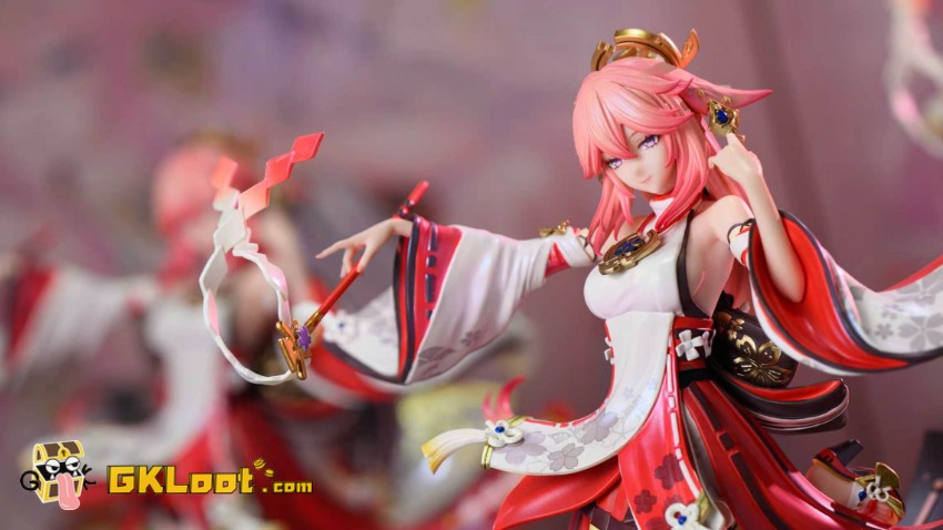 Hakimi Studio 1/6 Genshin Impact Yae Miko & Raiden Shogun Statue - View 1 Hakimi Studio 1/6 Genshin Impact Yae Miko & Raiden Shogun Statue - View 1