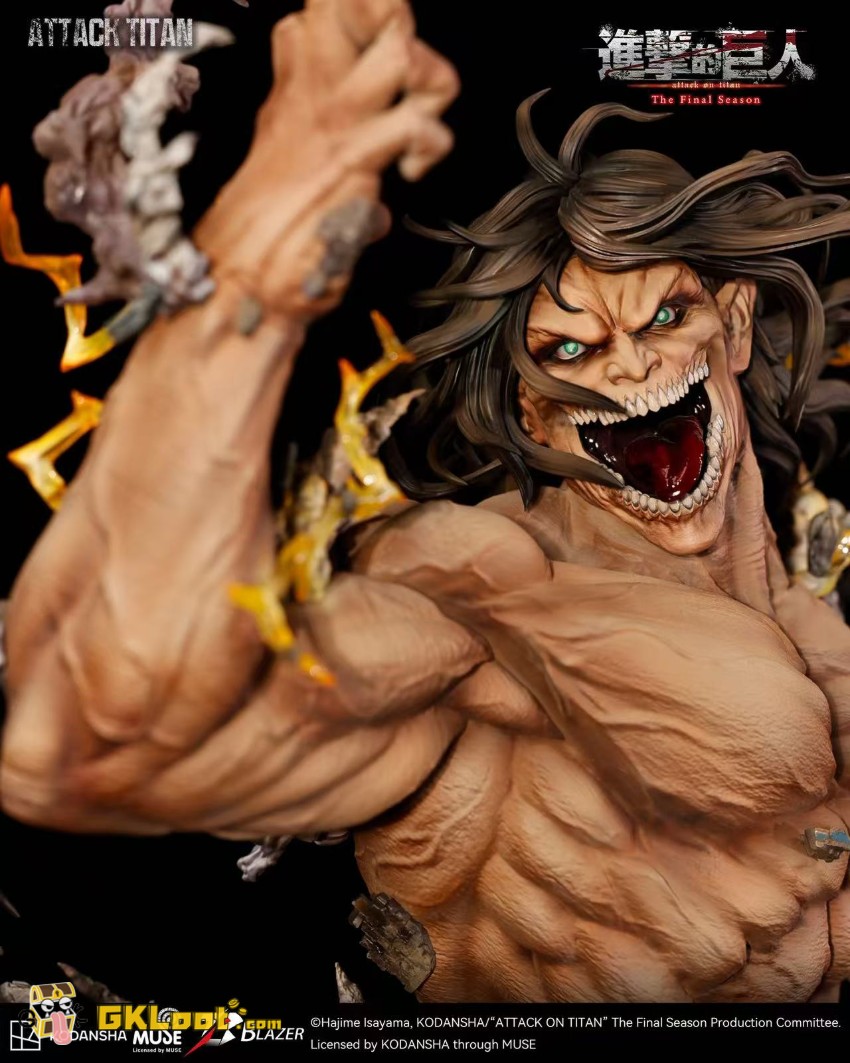 Blazer Studio Attack on Titan Eren Jaeger Bust Statue - View 12 Blazer Studio Attack on Titan Eren Jaeger Bust Statue - View 12