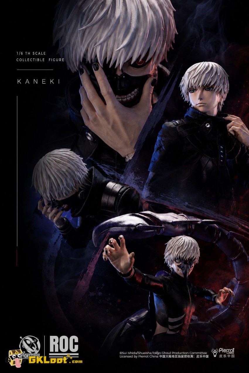 ROCKETTOYS Studio 1/6 Tokyo Ghoul Licensed Kaneki Ken Action Figure - View 17 ROCKETTOYS Studio 1/6 Tokyo Ghoul Licensed Kaneki Ken Action Figure - View 17