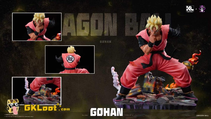 Dirty Uncle & KEEP REAL Studio Dragon Ball Son Gohan Statue - View 2 Dirty Uncle & KEEP REAL Studio Dragon Ball Son Gohan Statue - View 2