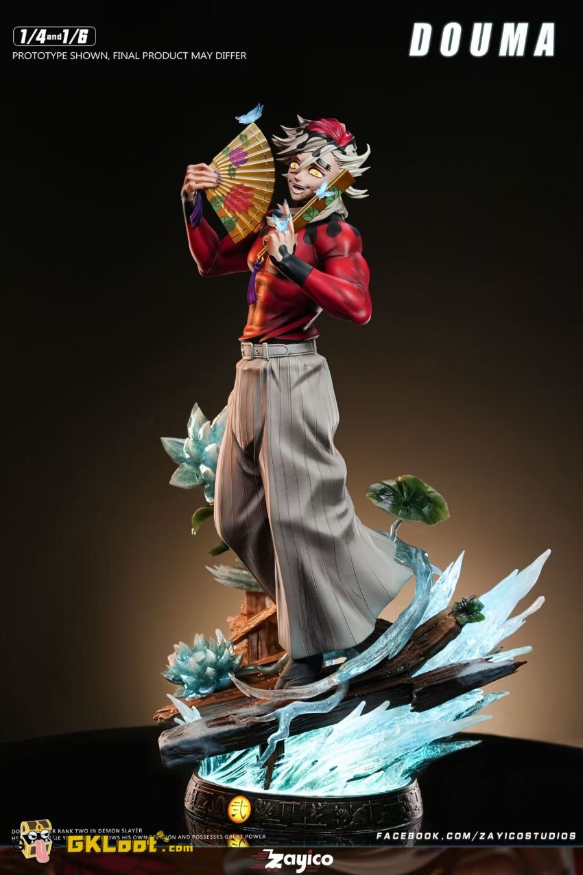 Zayico Studio Demon Slayer Douma Statue w/ LED - View 5 Zayico Studio Demon Slayer Douma Statue w/ LED - View 5