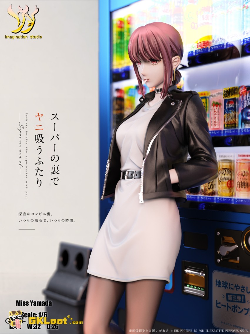 Imagination Studio 1/6 Behind the Supermarket, Smoking with You Yamada Statue - View 5 Imagination Studio 1/6 Behind the Supermarket, Smoking with You Yamada Statue - View 5