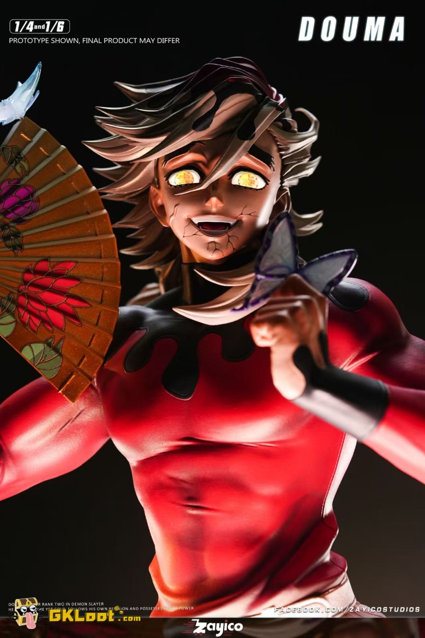 Zayico Studio Demon Slayer Douma Statue w/ LED - View 14 Zayico Studio Demon Slayer Douma Statue w/ LED - View 14