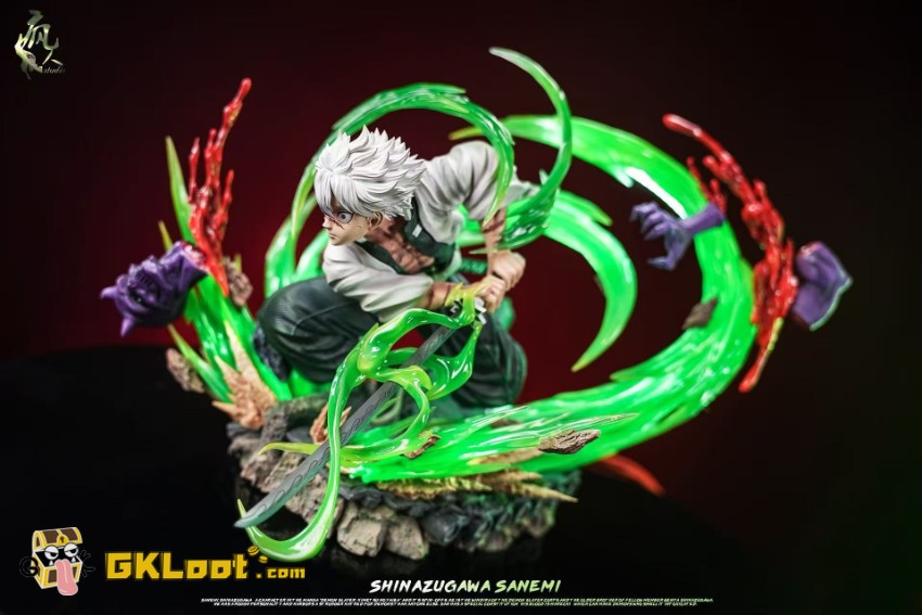 Madman Studio 1/6 Demon Slayer: Kimetsu no Yaiba - Sanemi Shinazugawa Statue w/ LED - View 5 Madman Studio 1/6 Demon Slayer: Kimetsu no Yaiba - Sanemi Shinazugawa Statue w/ LED - View 5