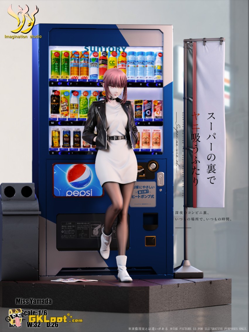 Imagination Studio 1/6 Behind the Supermarket, Smoking with You Yamada Statue - View 8 Imagination Studio 1/6 Behind the Supermarket, Smoking with You Yamada Statue - View 8